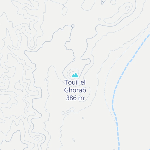 Map of Touil el Ghorab
