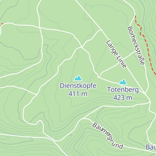 Map of Dienstköpfe