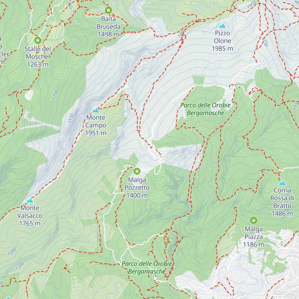 Baita di Campo (stalla) map