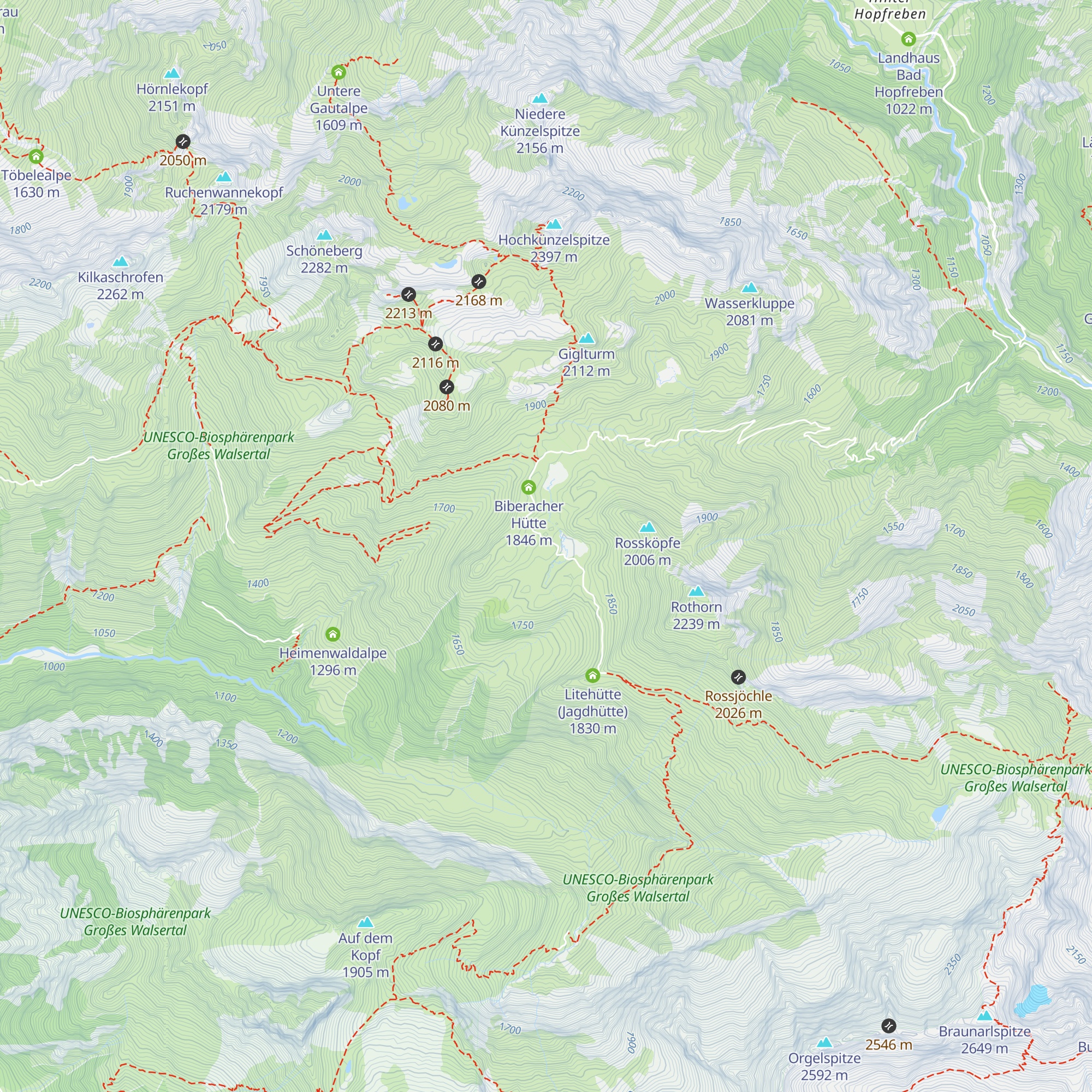 Schadonaalpe map