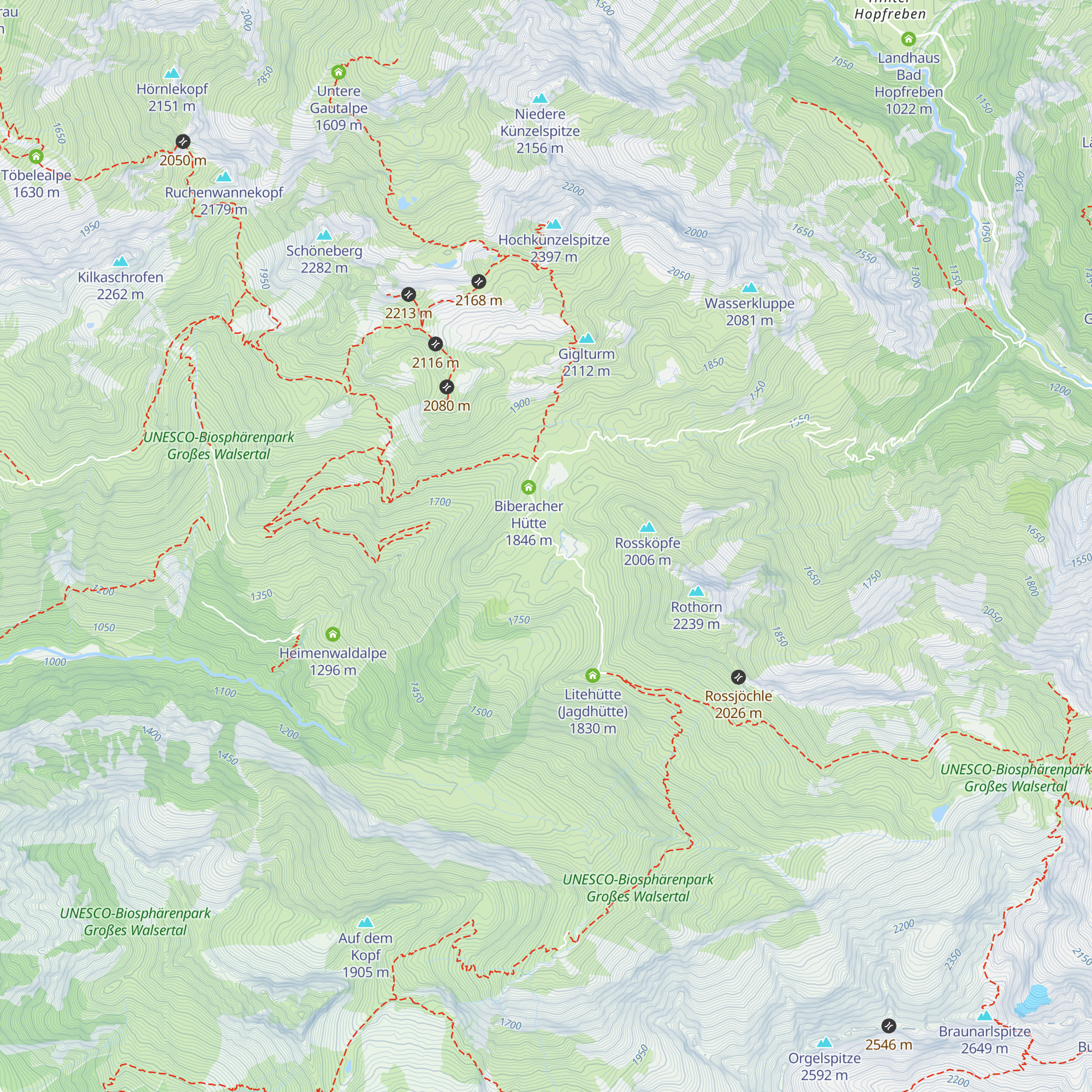 Schadonaalpe map