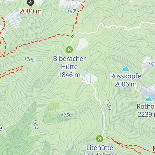Map of Schadonaalpe