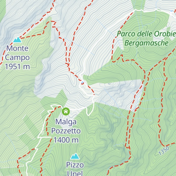Map of Malga di Campo