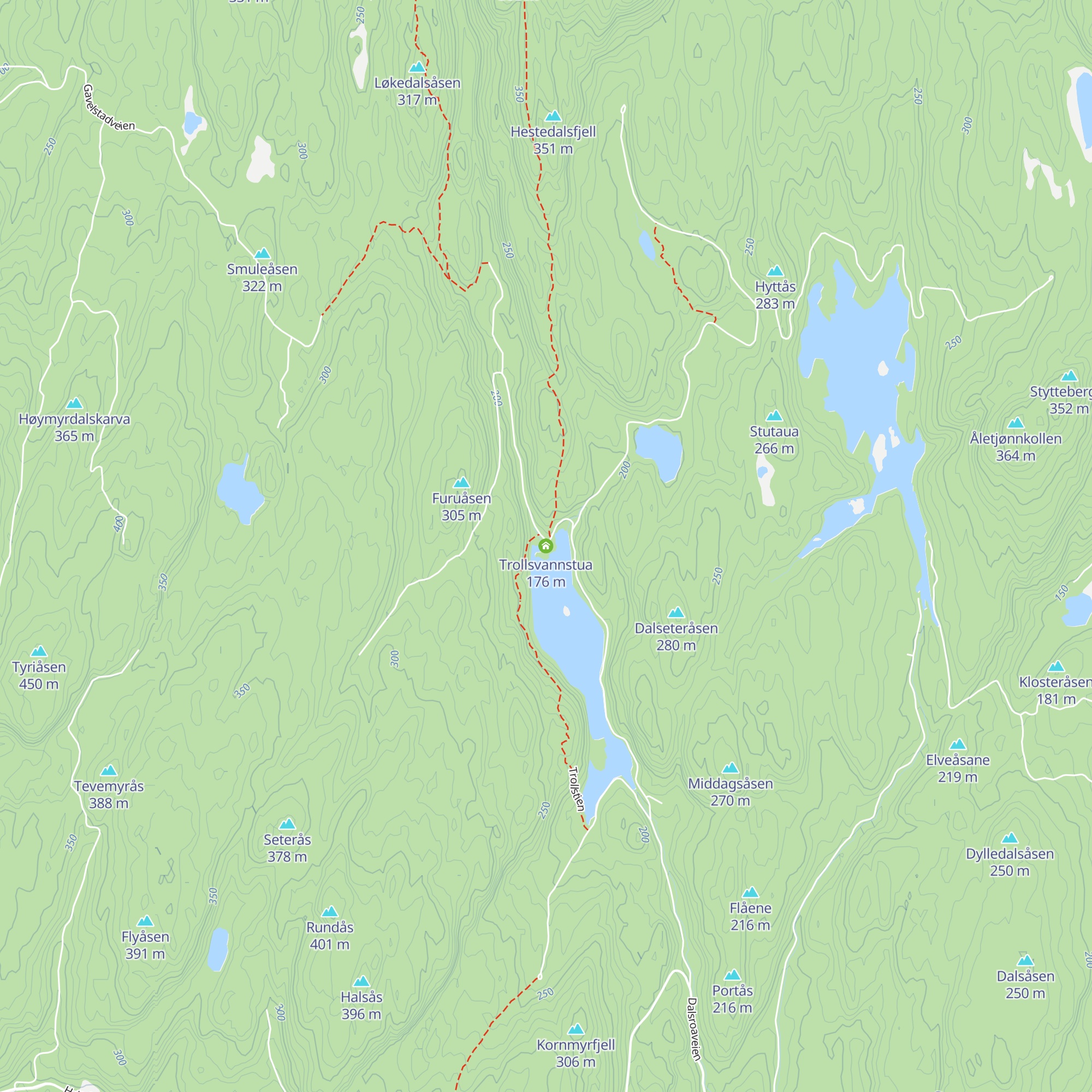 Trollsvannstua map