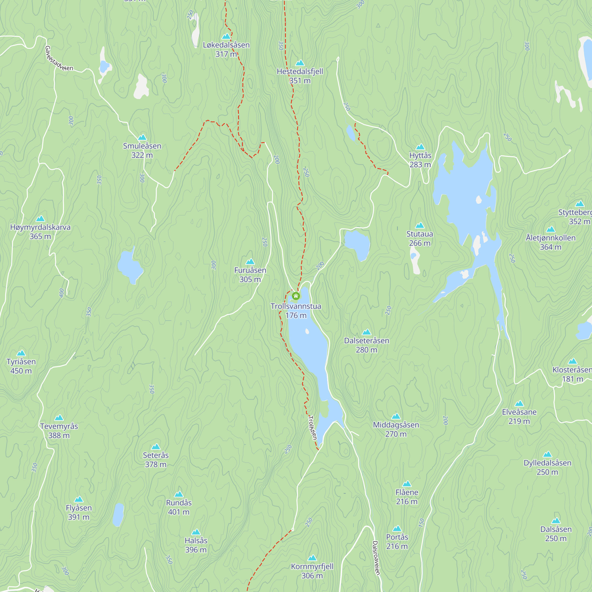 Trollsvannstua map