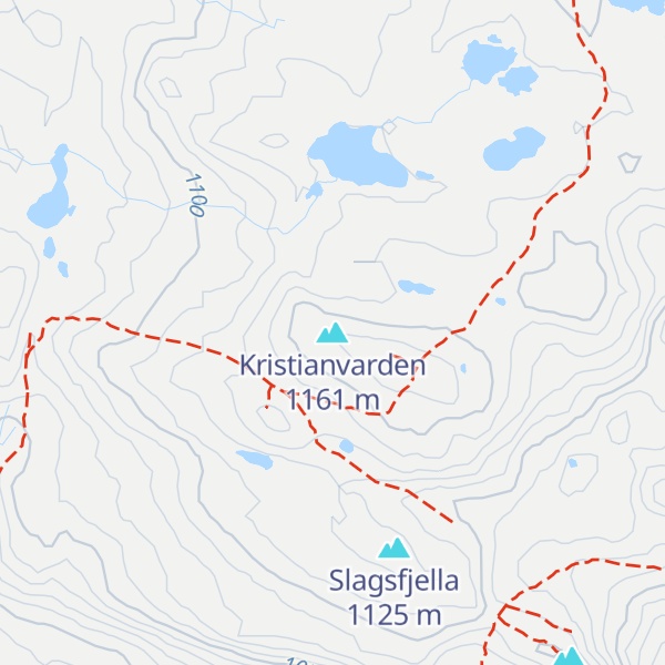 Map of Kristianvarden