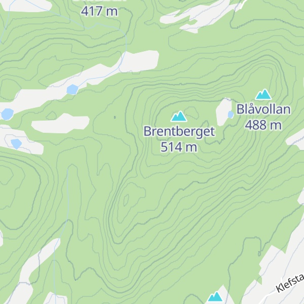 Map of Grøtåsen