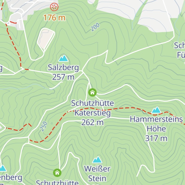 Map of Schutzhütte Katerstieg