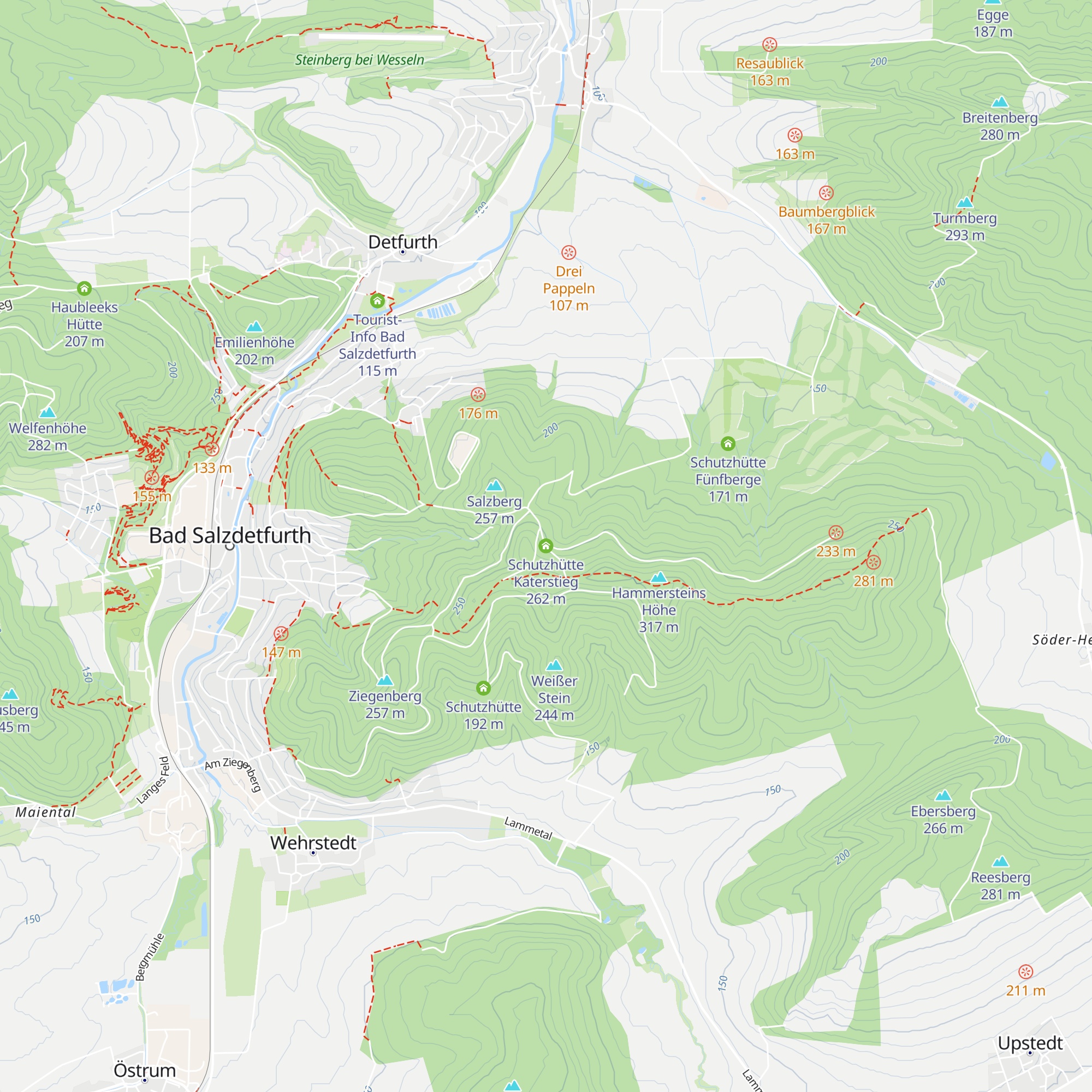 Schutzhütte Katerstieg map