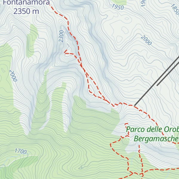 Map of Monte Ferrantino