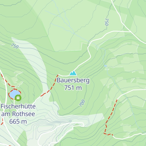 Map of Bauersberg