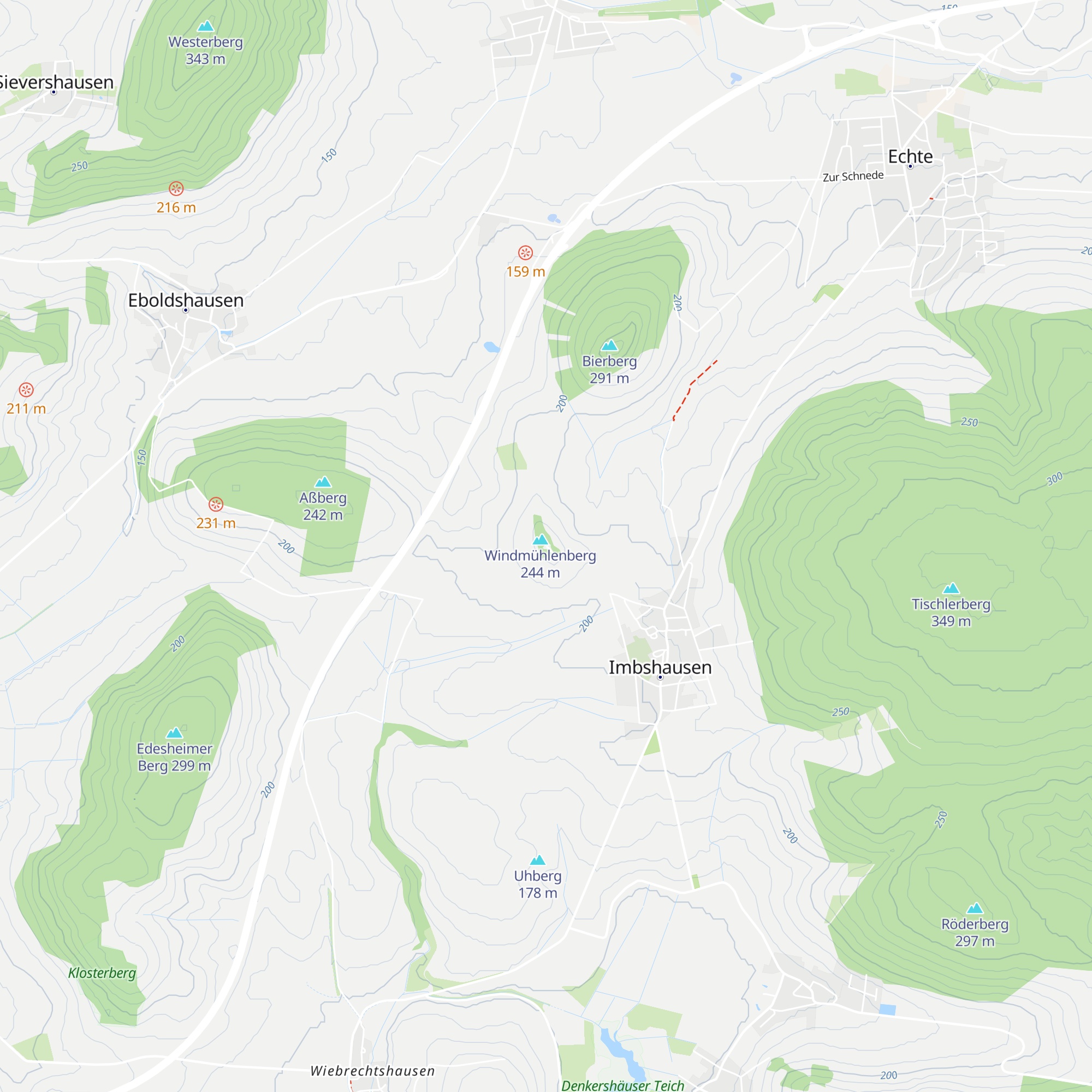 Grillhütte Imbshausen map