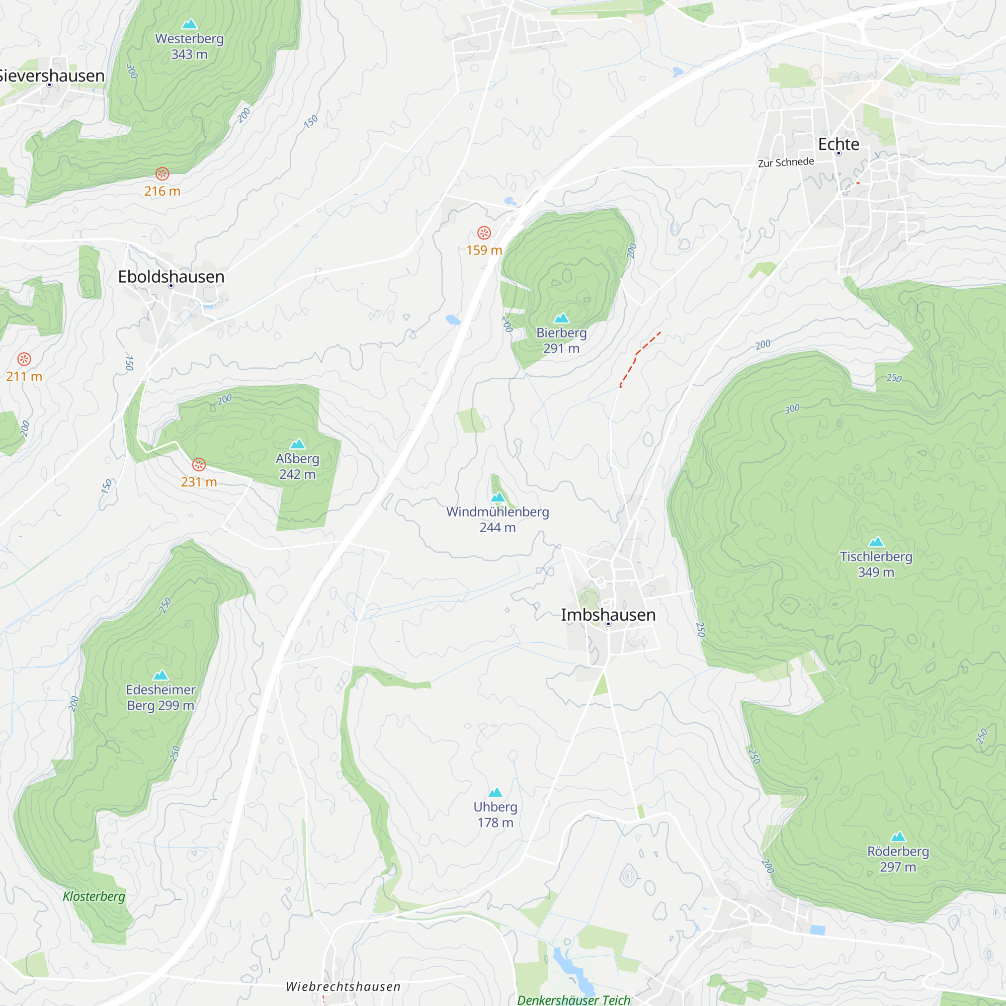 Grillhütte Imbshausen map