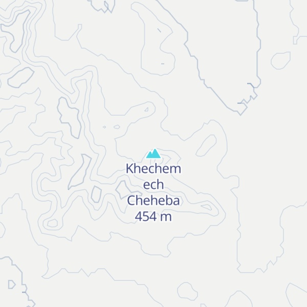 Map of Khechem ech Cheheba