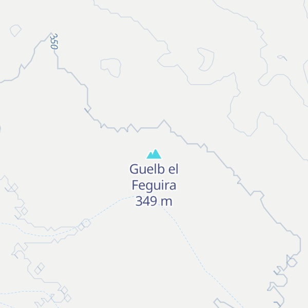 Map of Guelb el Feguira