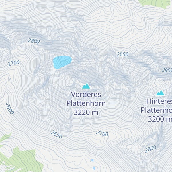 Map of Vorderes Plattenhorn