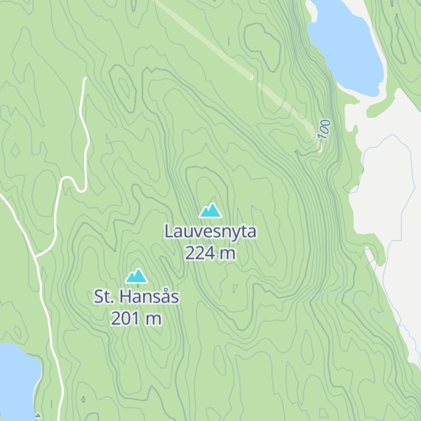 Map of Lauvesnyta
