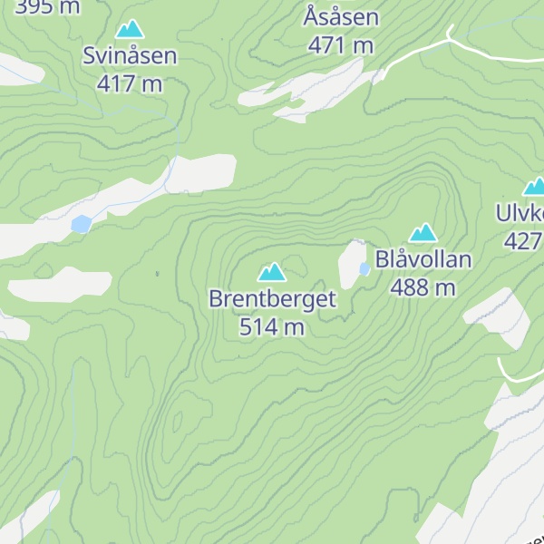 Map of Brentberget