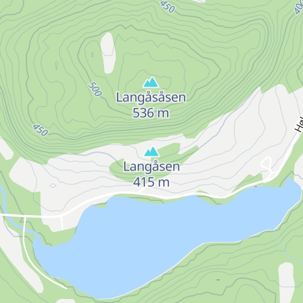 Map of Langåsen