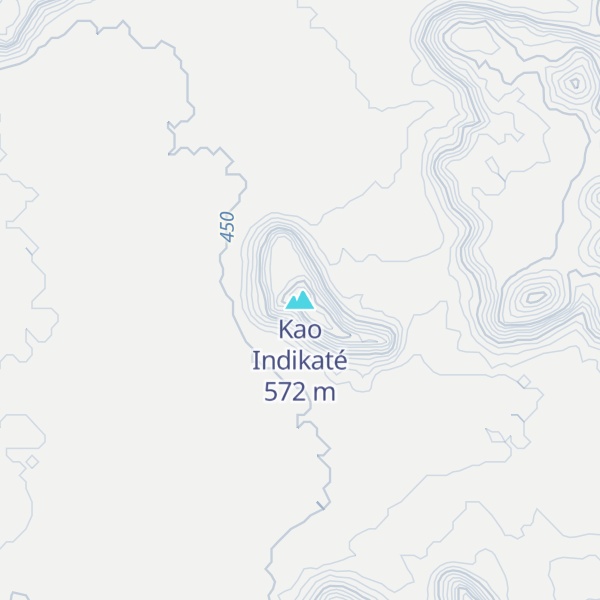 Map of Kao Indikaté