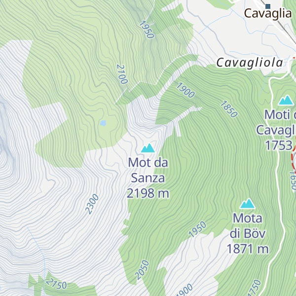 Map of Mot da Sanza