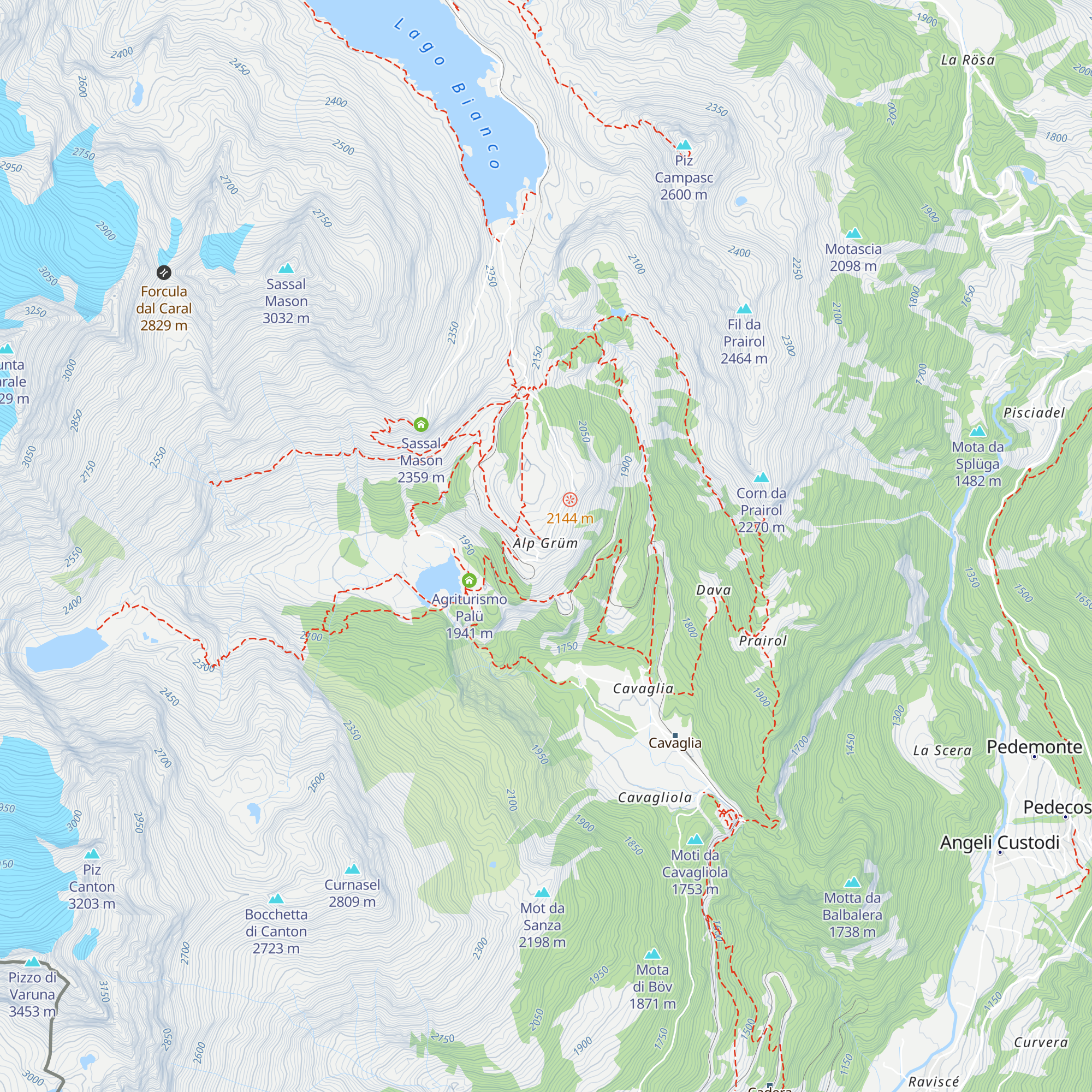 Belvedere map