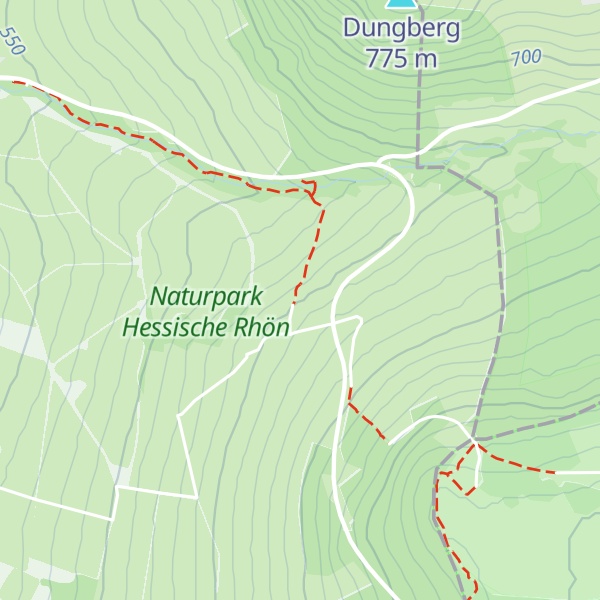 Map of Hütte des Rhönklub Zweigverein Seiferts