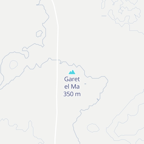 Map of Garet el Ma