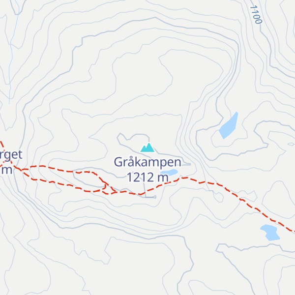 Map of Gråkampen