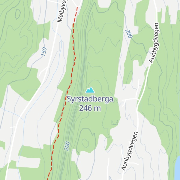Map of Syrstadberga