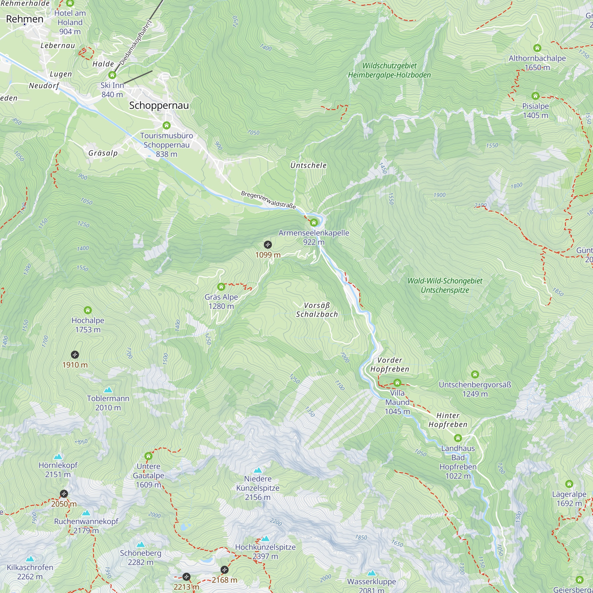 Haus Schalzbach map