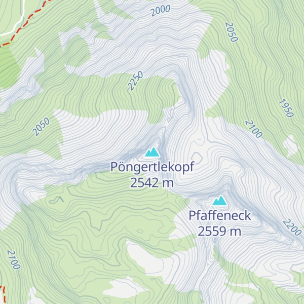 Map of Pöngertlekopf