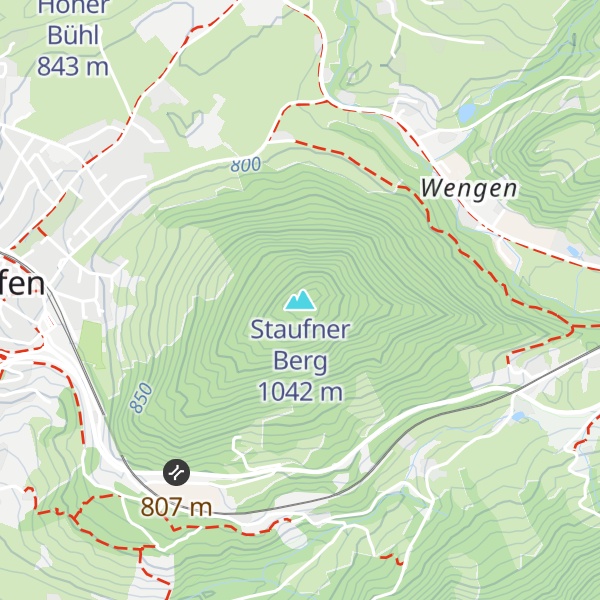 Map of Staufner Berg