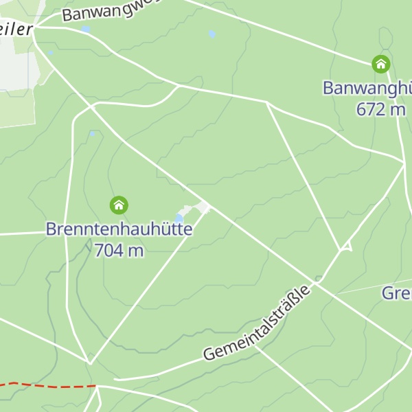 Map of Brenntenhauhütte