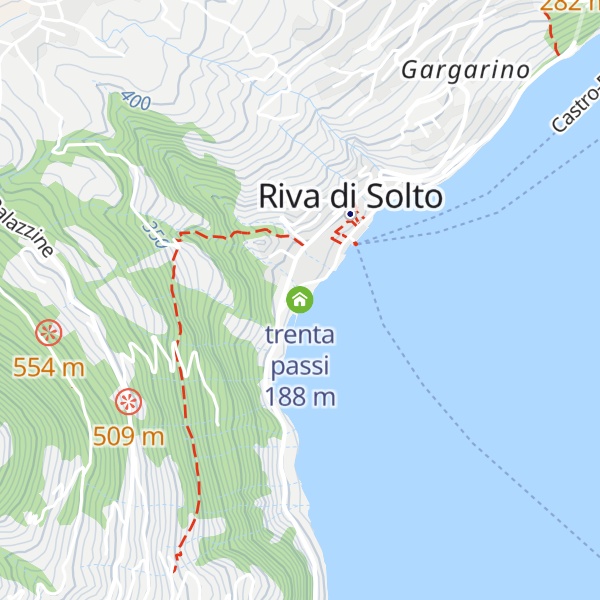 Map of trenta passi