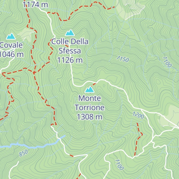 Map of Monte Torrione