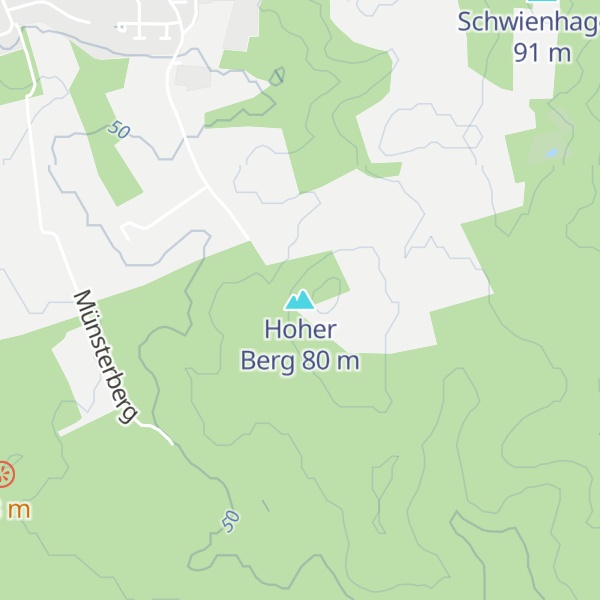 Map of Hoher Berg