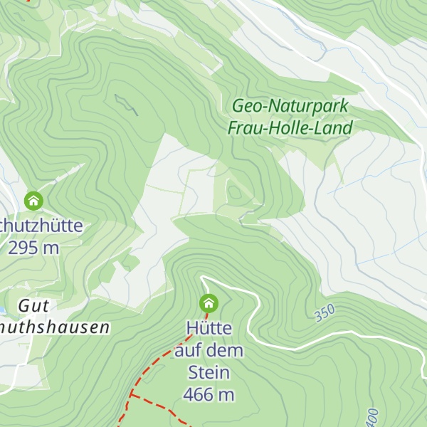 Map of Hütte vor dem Sand