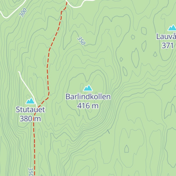 Map of Barlindkollen