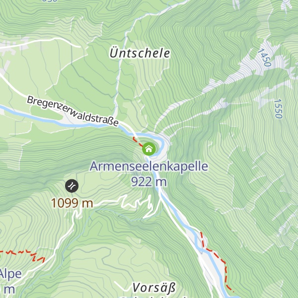 Map of Armenseelenkapelle