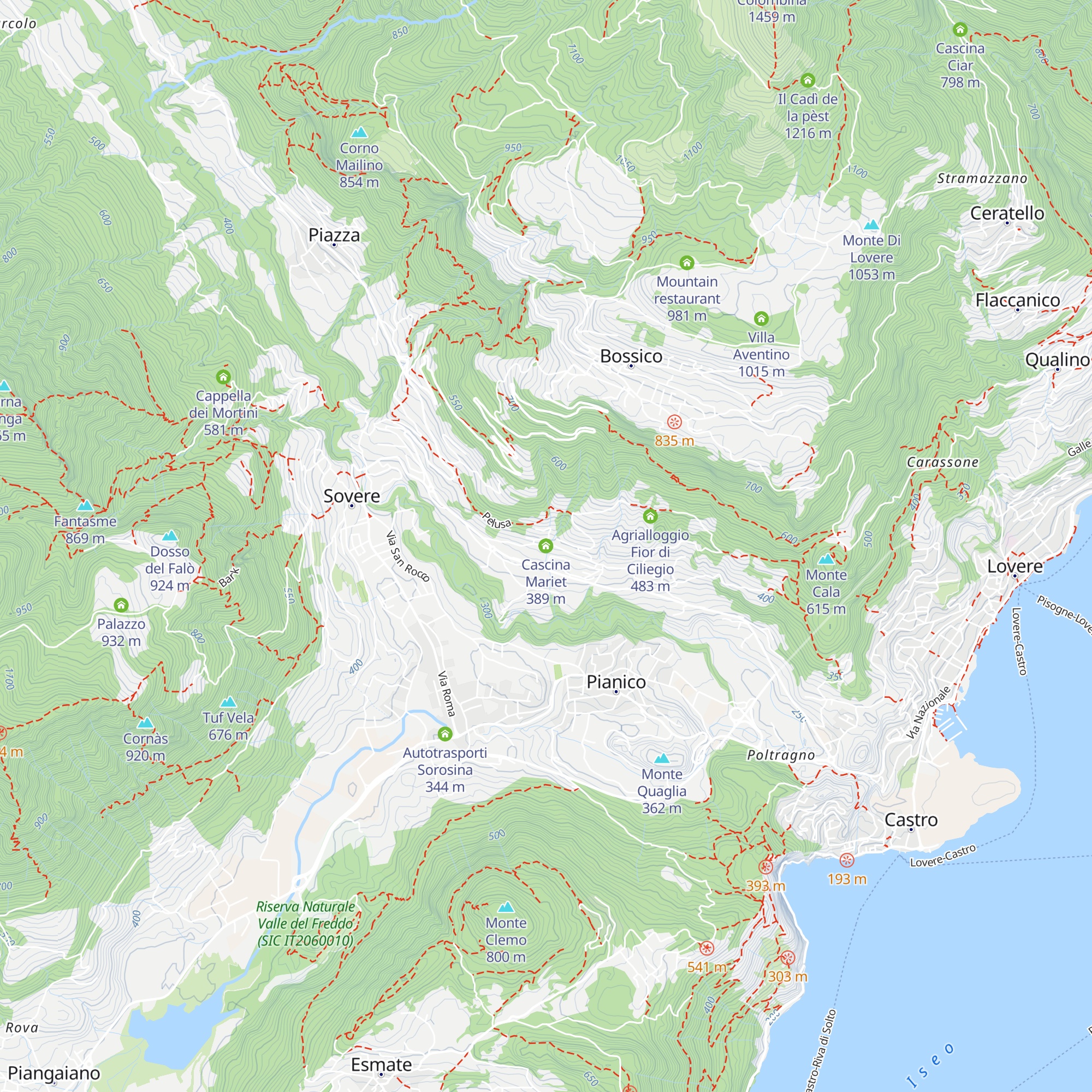 Cascina Mariet map