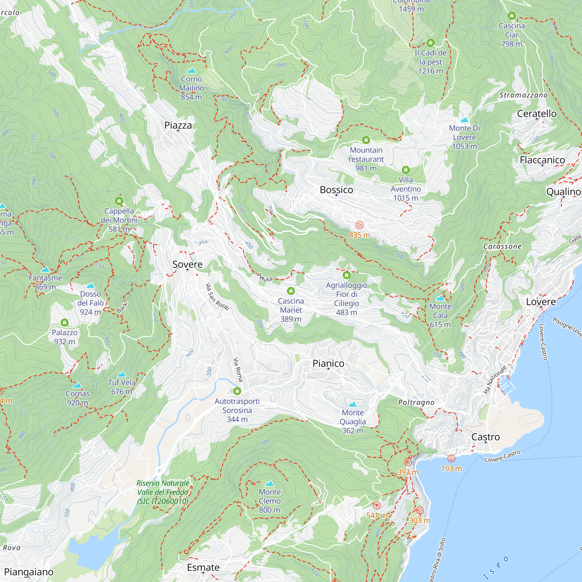 Cascina Mariet map