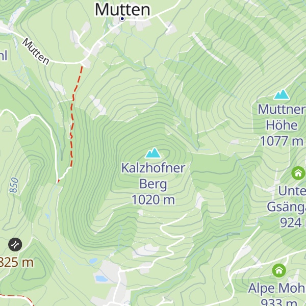 Map of Kalzhofner Berg