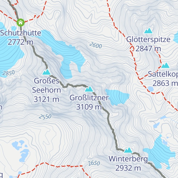 Map of Großlitzner
