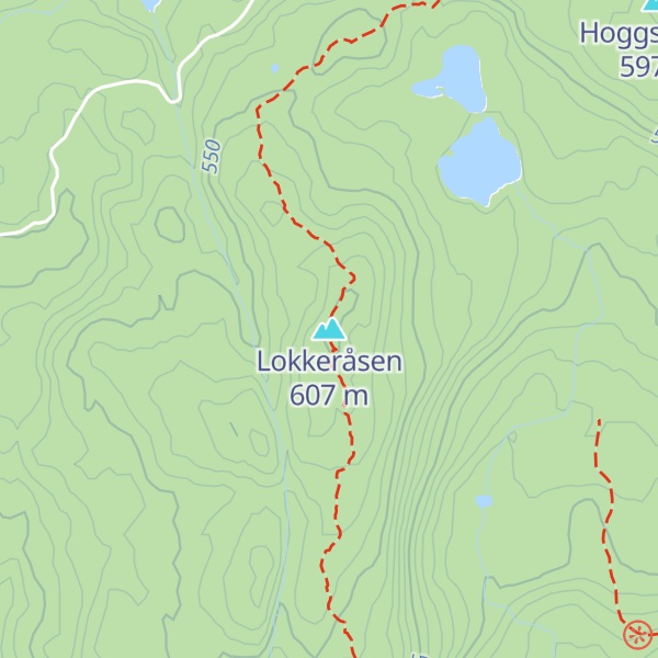 Map of Lokkeråsen