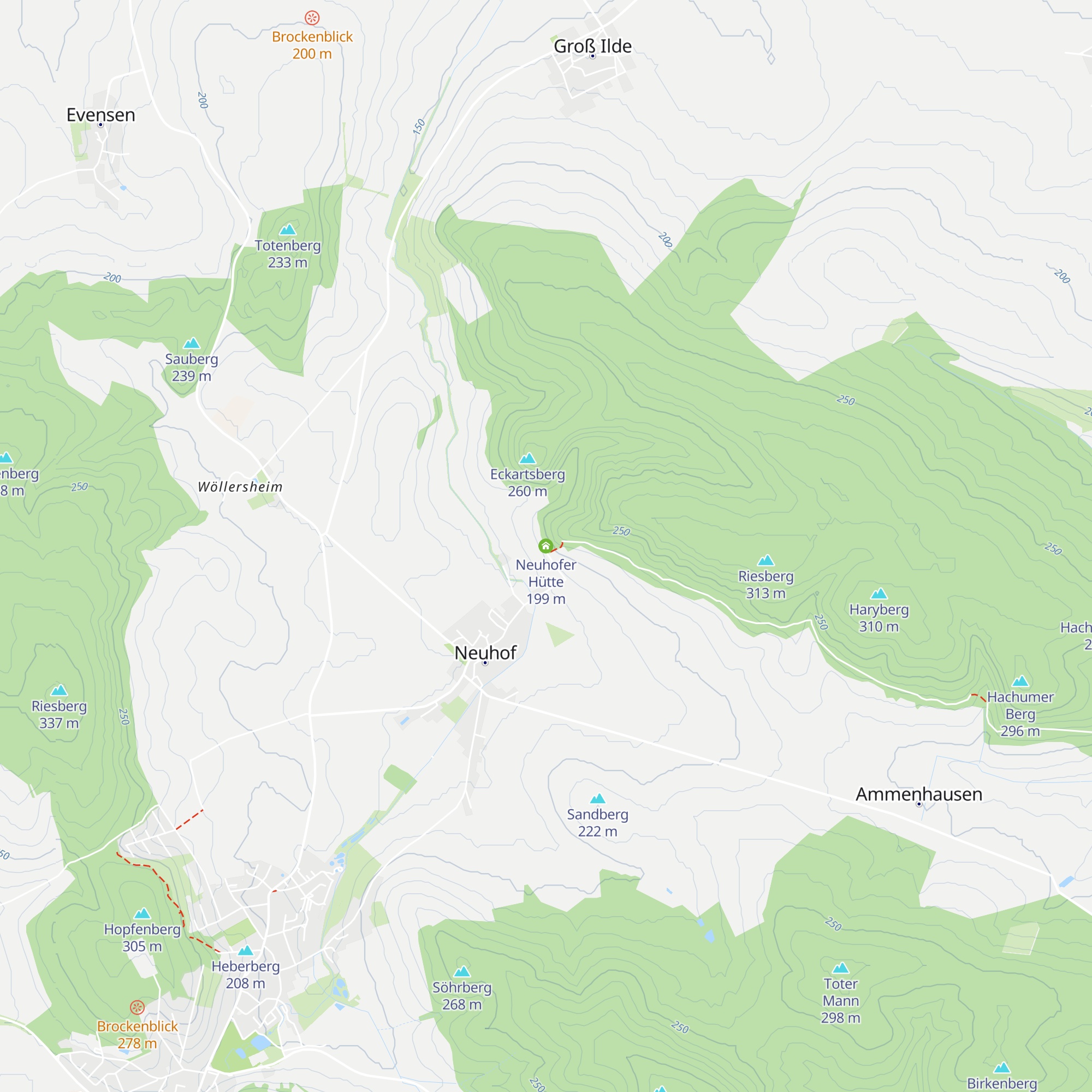 Neuhofer Hütte map