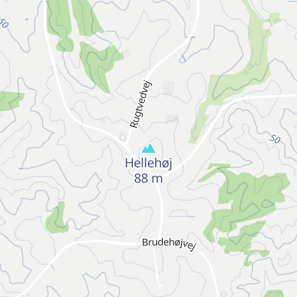 Map of Hellehøj
