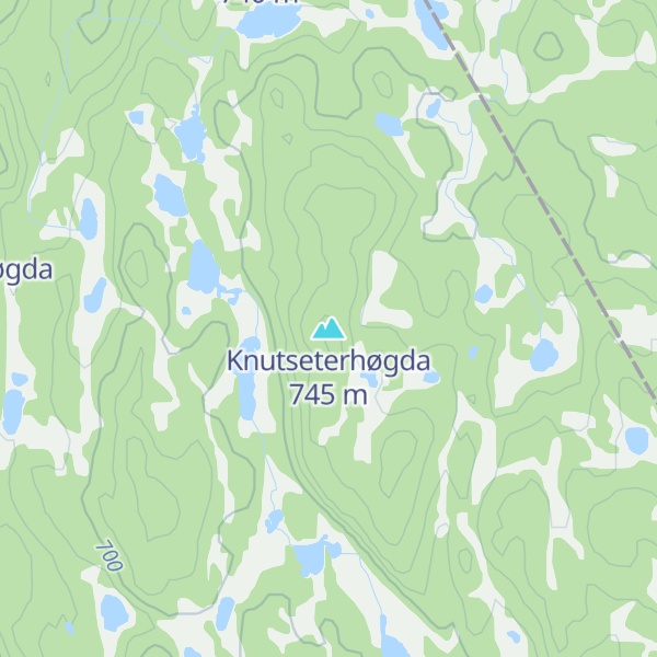 Map of Knutseterhøgda