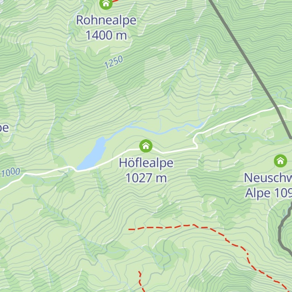 Map of Höflealpe
