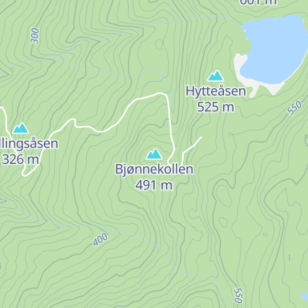 Map of Bjønnekollen